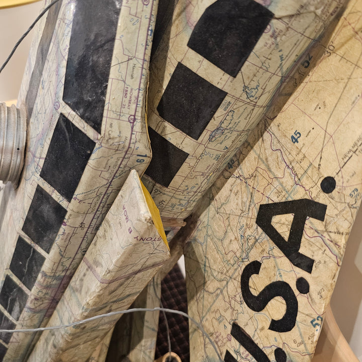 Vintage Paper Mache Spaceship