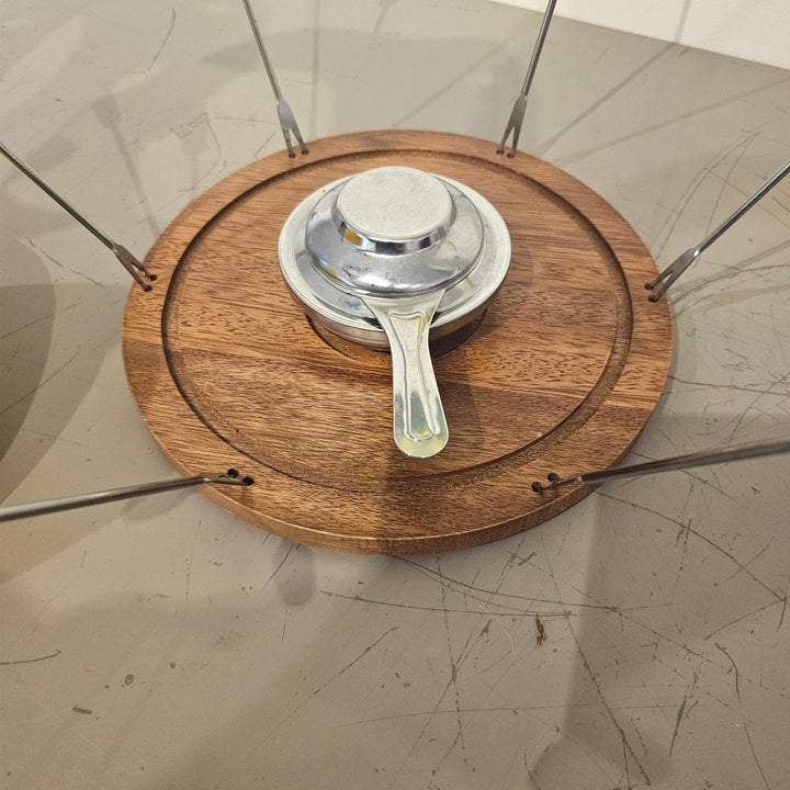 Vintage 1970's Fondue Pot Set