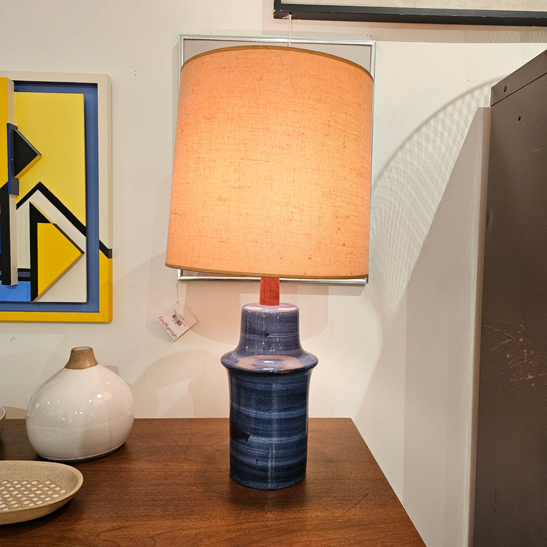 Marshall Studios Blue Ceramic Lamp