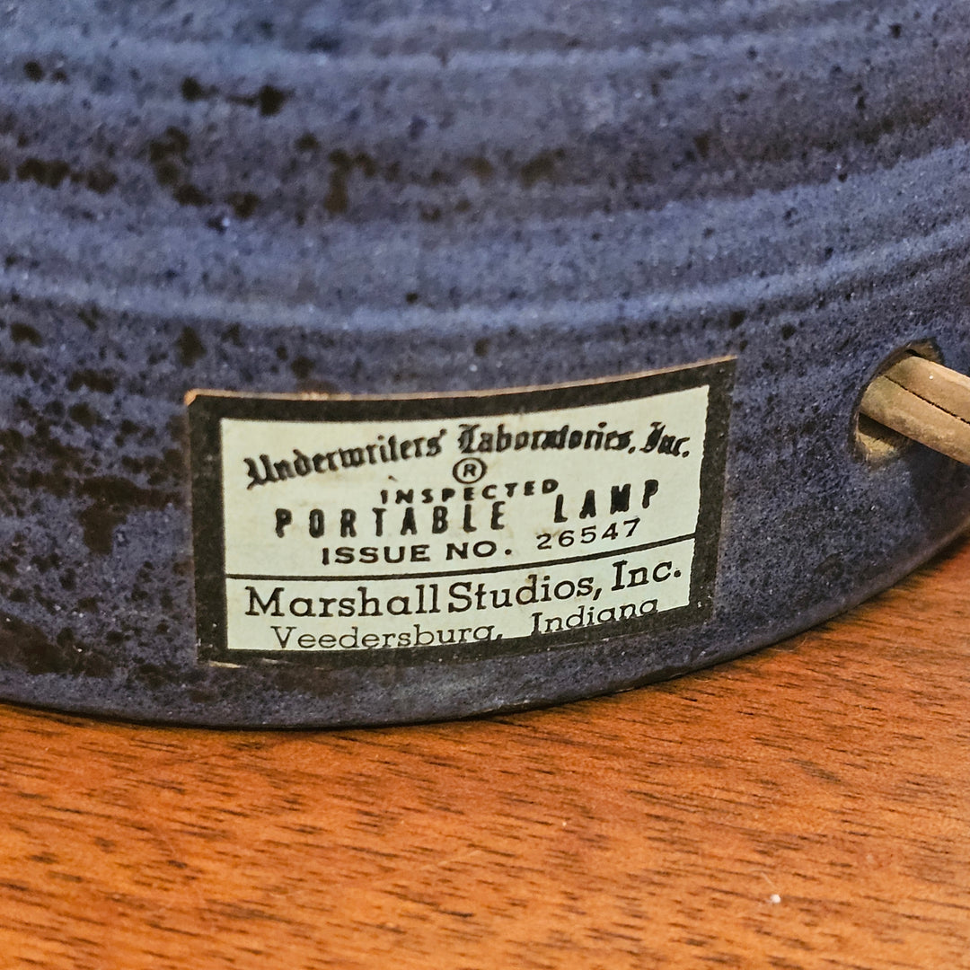 Marshall Studios Blue Ceramic Lamp