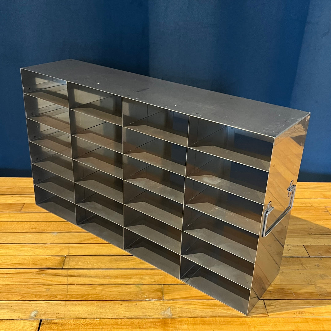 24-Slot Stainless Autoclave CD Rack