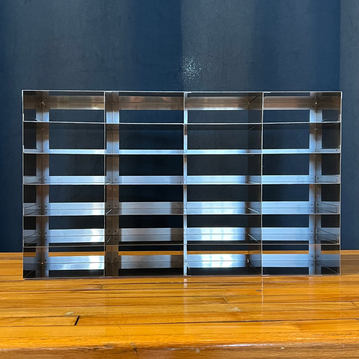 24-Slot Stainless Autoclave CD Rack