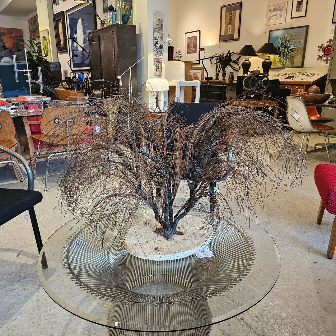 Weeping Willow Tree Brutalist Sculpture